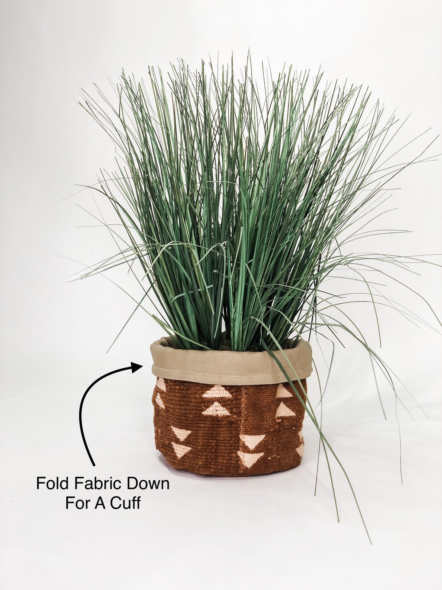 Black & White Stripe Plant Basket: Boho Decor, Minimalist Storage Basket