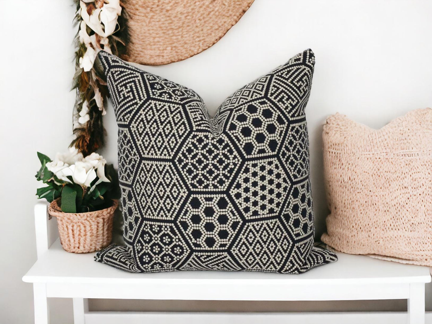 Handmade Decorative Throw Pillow Cover- Unique Accent for Home Decor"