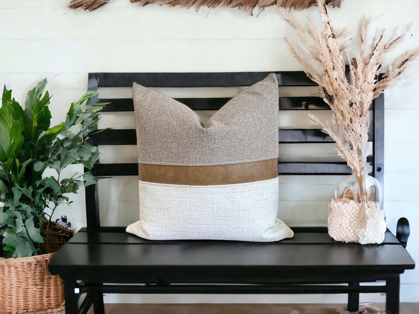 Neutral Handmade Decorative Throw Pillow Cover | Accent Pillow | Cozy Home Decor
