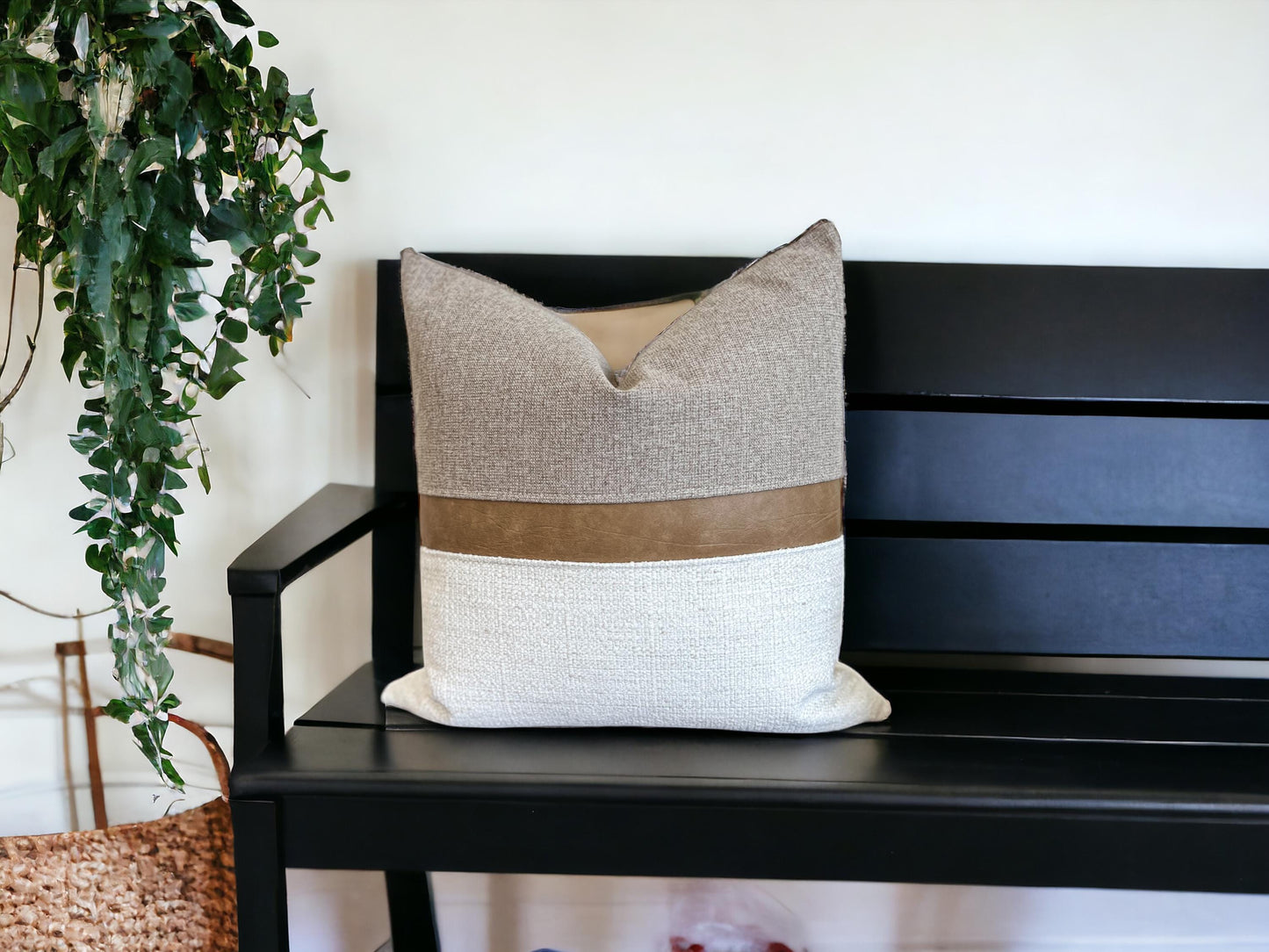Neutral Handmade Decorative Throw Pillow Cover | Accent Pillow | Cozy Home Decor