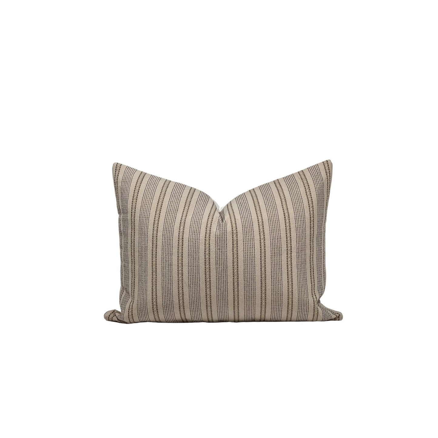 Farmhouse Throw Pillow Cover Set of 5: Linen Cushion Combo (22x22, 20x20, 14x20)