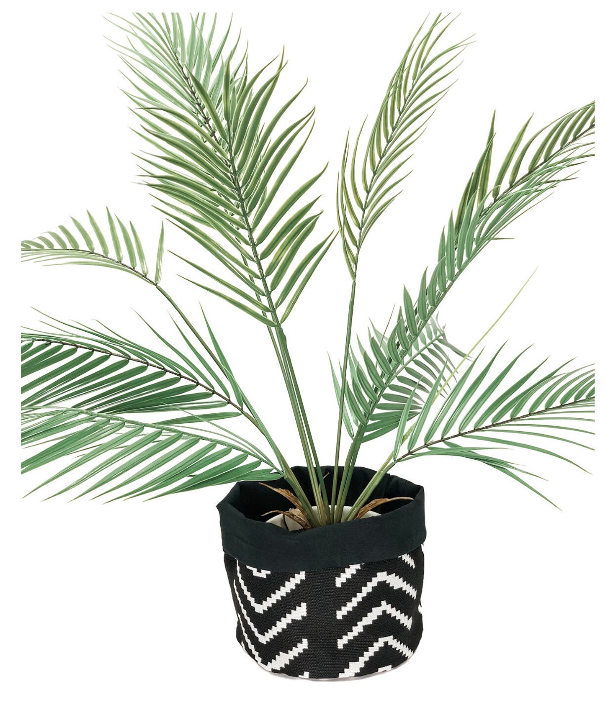 Black & White Arrow Storage Organizer: Plant Basket, Boho Farmhouse Decor