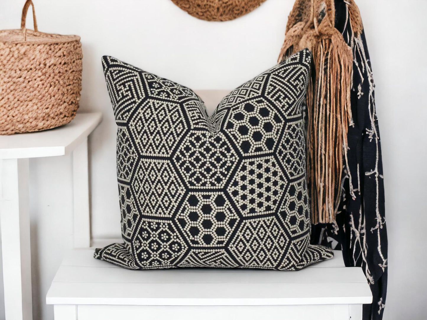 Handmade Decorative Throw Pillow Cover- Unique Accent for Home Decor"