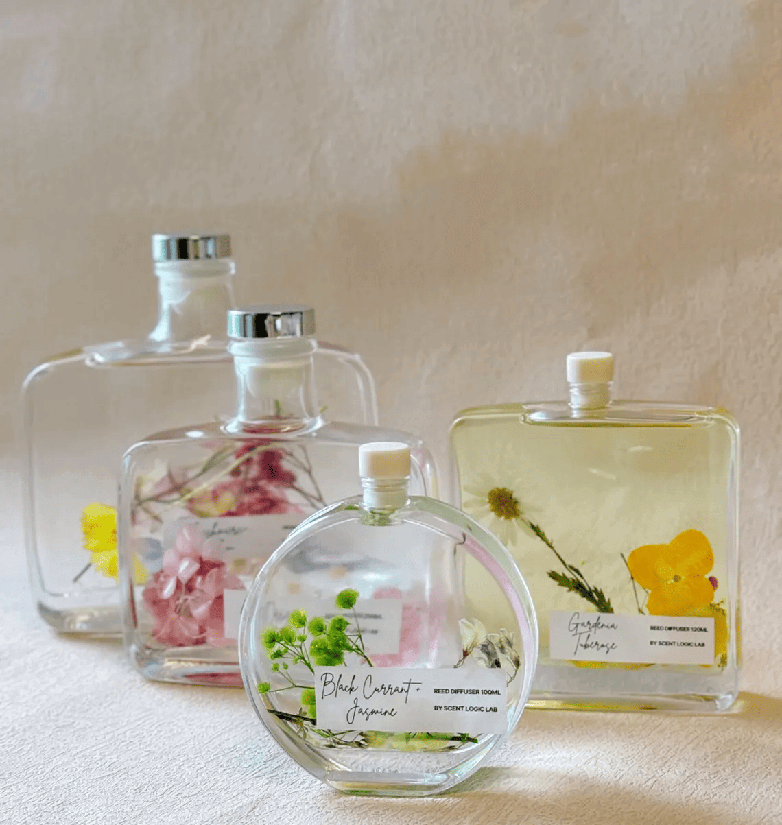 Handmade Botanical Deluxe Reed Diffusers 12 OZ