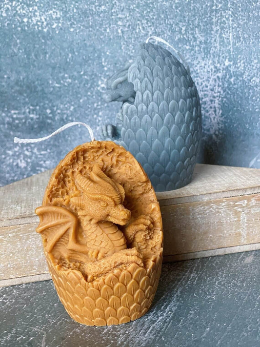 Dragon's Egg Candle - Enchanting Handmade Soy Wax Candle for a Magical Ambiance