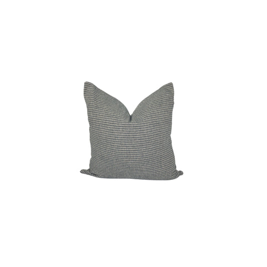 Stripe Pillow Cover: Black & White Scandinavian Accent Cushion (20x20)